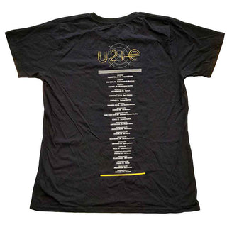 U2 Ladies Slim Fit T-Shirt: I+E Tour Bed Photo