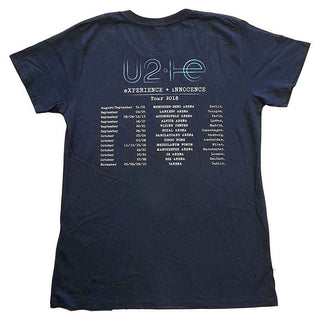 U2 Ladies Slim Fit T-Shirt: I+E 2018 Tour Dates