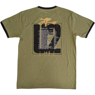 U2 Ringer T-Shirt: Joshua Tree Europe 1987. (Back Print)