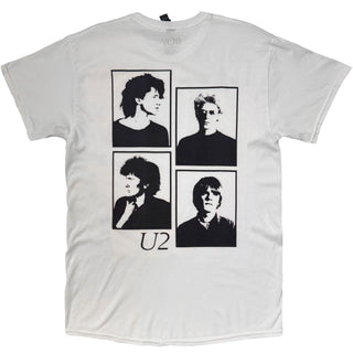 U2 T-Shirt: Boy (White) (Back Print)
