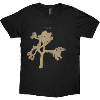 U2 T-Shirt: Joshua Tree European Tour '87 (Black) (Back Print)