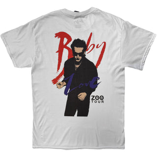 U2 T-Shirt: Achtung Baby Zoo TV Tour (White) (Back Print)