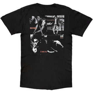 U2 T-Shirt: Rattle And Hum Photos (Black) (Back Print)