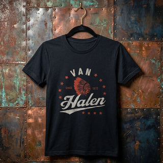 Van Halen Premium Carbon T-Shirt: Red Indian (Black)