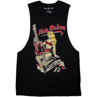 Van Halen Unisex Vest T-Shirt: Running With The Devil (Black)