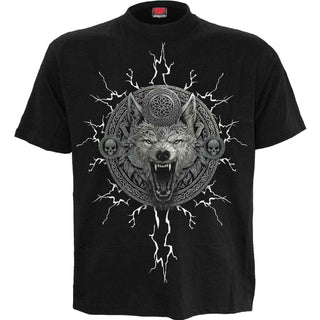 Spiral T-Shirt: Valhalla (Black) (Back Print)