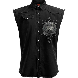 Spiral Worker Shirt: Valhalla (Black) (Back Print)