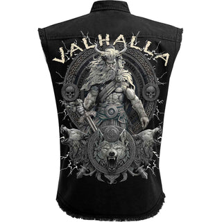 Spiral Worker Shirt: Valhalla (Black) (Back Print)