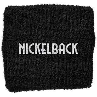 Nickelback  Embroidered Wristband: Logo (Black)