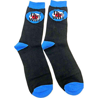 The Who Ankle Socks: Target Logo (Black)
