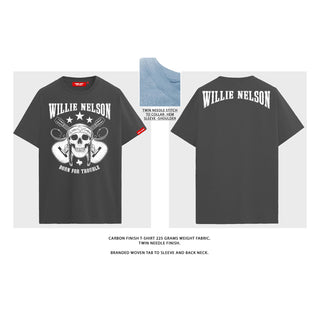 Willie Nelson Unplugged T-Shirt: Outlaw (Charcoal Grey)
