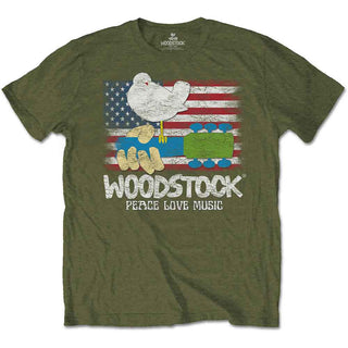 Woodstock Unisex T-Shirt: Flag