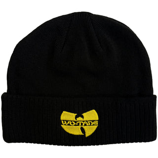 Wu-Tang Clan Beanie Hat: Logo (Black) (Back Print)