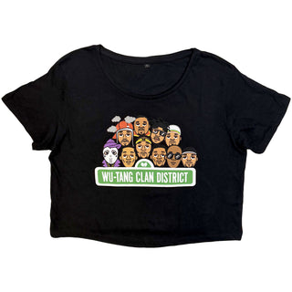 Wu-Tang Clan Ladies Crop Top: Sesame Street (Ex-Tour)