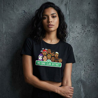 Wu-Tang Clan Ladies Crop Top: Sesame Street (Ex-Tour)