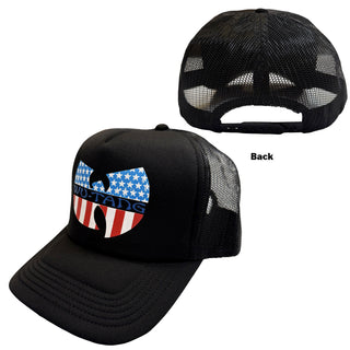 Wu-Tang Clan Mesh Back Cap: Star-Spangled Logo (Black)