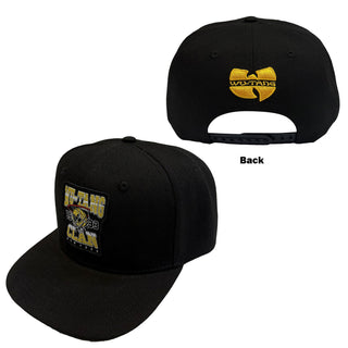 Wu-Tang Clan Snapback Cap: 1993 (Black) (Back Print)