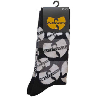 Wu-Tang Clan Ankle Socks: Logos Monochrome