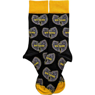 Wu-Tang Clan Ankle Socks: Grey Logos