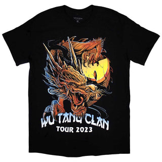 Wu-Tang Clan T-Shirt: Tour '23 Dragon Back Print (Back Print & Ex-Tour)