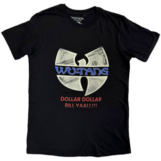 Wu-Tang Clan Unisex T-Shirt: C.R.E.A.M. (Black) (Back Print)