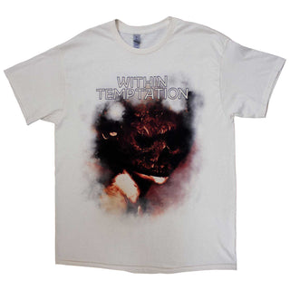 Within Temptation Unisex T-Shirt: Bleed Out Single (Natural) (Back Print)