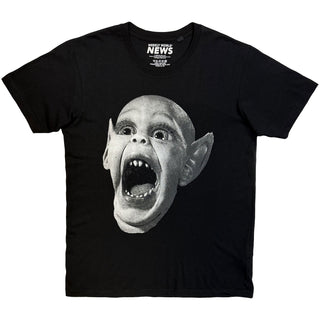 Weekly World News T-Shirt: Jumbo Bat Boy (Black) (Back Print)