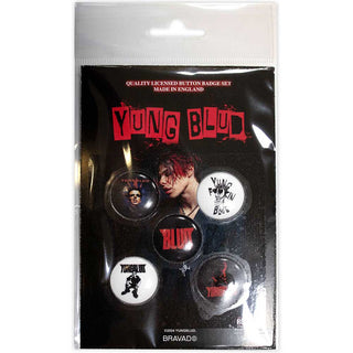 Yungblud Button Badge Pack: Logos