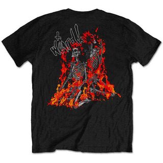 Yungblud T-Shirt: Weird Flaming Skeletons (Back Print)