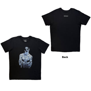 Yungblud T-Shirt: Portrait (Black) (Back Print)