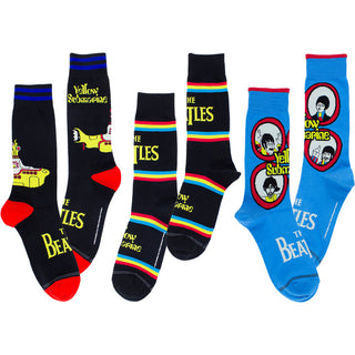 The Beatles Sock Gift Box: Yellow Sub (Multicolour) (UK Size 6.5 - 11)