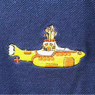 The Beatles Polo Shirt: Yellow Submarine