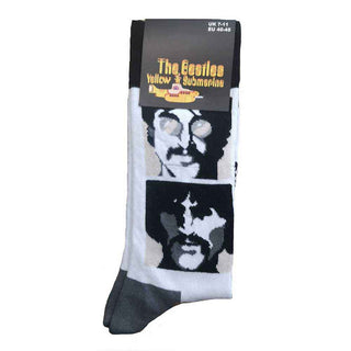 The Beatles Ankle Socks: Yellow Submarine Sea of Science Faces Mono