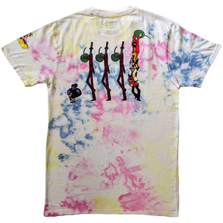 The Beatles T-Shirt: Yellow Submarine Heads & Apple Bonkers (Back Print & Wash Collection)