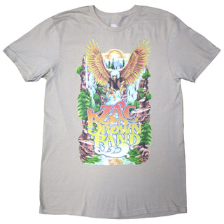 Zac Brown Band Unisex T-Shirt: Eagle (Natural) (Back Print)