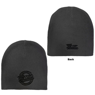 ZZ Top Beanie Hat: Circle Logo (Grey)