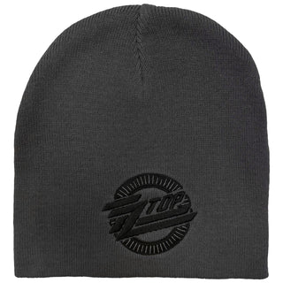 ZZ Top Beanie Hat: Circle Logo (Grey)