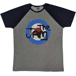 The Jam Unisex Raglan T-Shirt: Vintage Logo