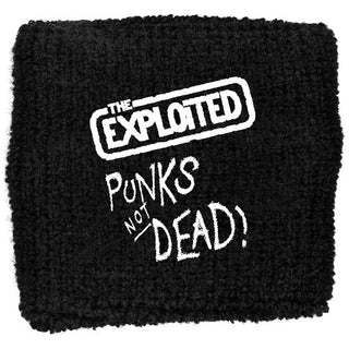 The Exploited Embroidered Wristband: Punks Not Dead