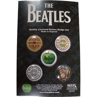 The Beatles Button Badge Pack: Sgt Pepper