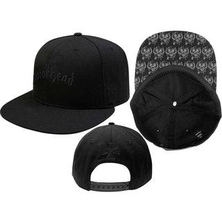 Motorhead Unisex Snapback Cap: Logo & Warpig