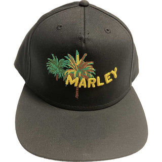 Bob Marley Unisex Snapback Cap: Palm Trees