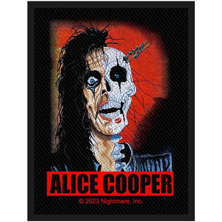 Alice Cooper Standard Woven Patch: Trashed