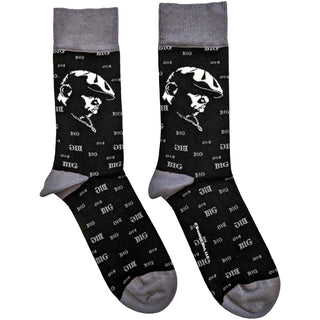 Biggie Smalls Unisex Ankle Socks: Side Portrait