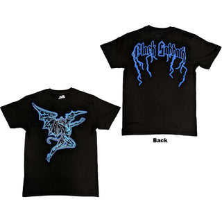 Black Sabbath Unisex T-Shirt: Lightning Henry (Back Print)