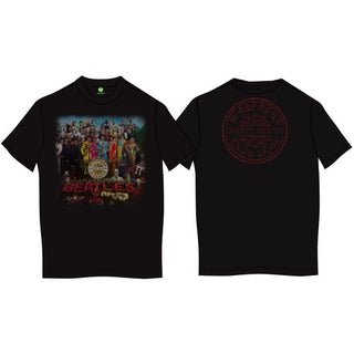 The Beatles Unisex T-Shirt: Sgt Pepper (Back Print)