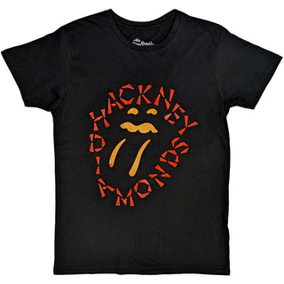 The Rolling Stones Unisex T-Shirt: Hackney Diamonds Negative Tongue