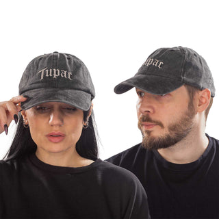 Tupac Unisex Baseball Cap: Gothic Logo