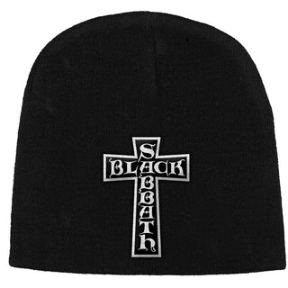 Black Sabbath Unisex Beanie Hat: Cross Logo