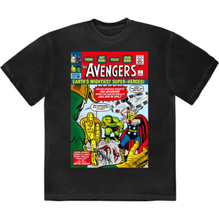 Marvel Comics Unisex T-Shirt: Earth's Mightiest... Comic Cover